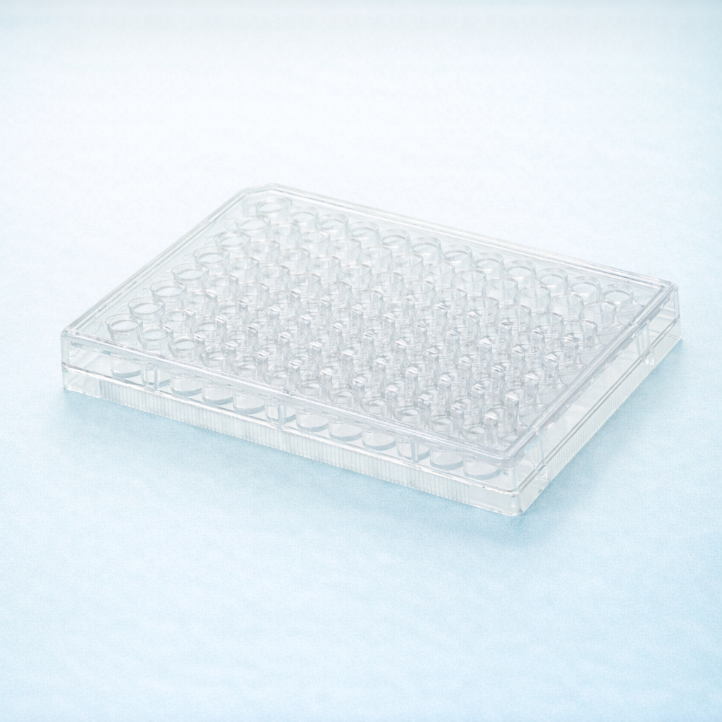 NEST Cell Culture Plate - 701002 (96 Wells, Clear, Flat Bottom, TC, Sterile, Double Bag Package 10 pcs / pack & 100 pcs / case)