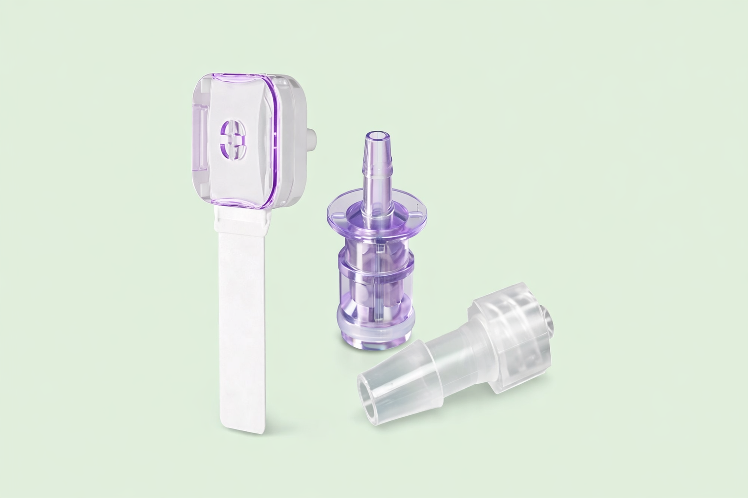 NEST Sterile Connector, 747521 – Standard 1/4″ ID Tubing, PC Material, Non-Sterile, Double Bag Package